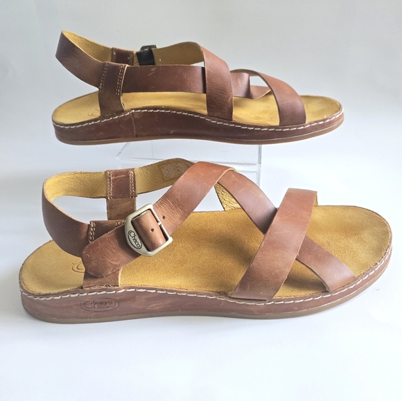 Chaco Wayfarer Sandals in OCHER Size 11 - Picture 4 of 11